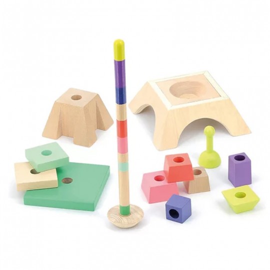 VILAC - Puzzles de la maison - La Dame en Bois - Jeux & jouets