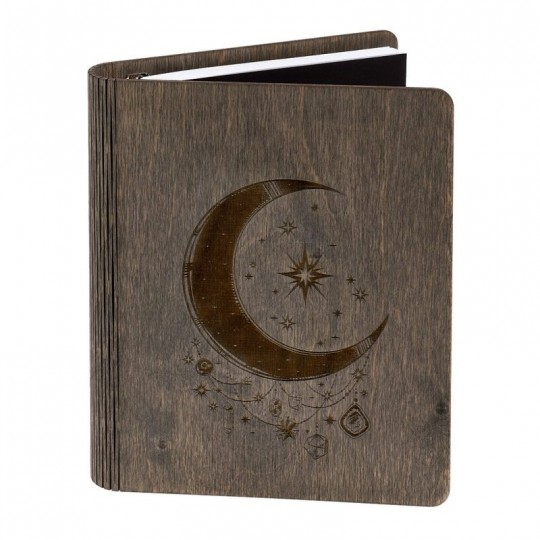 Carnet en bois Lune Creatif'Note - Creatif Wood Creatif Wood - 1