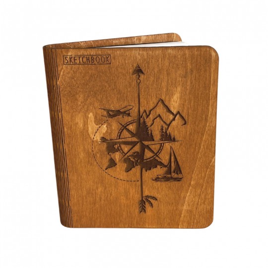 Carnet en bois Voyage Creatif'Note - Creatif Wood Creatif Wood - 1