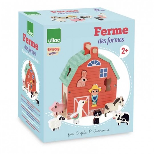 Ma belle ferme des formes Ingela P.Arrhenius - Vilac Vilac - 1