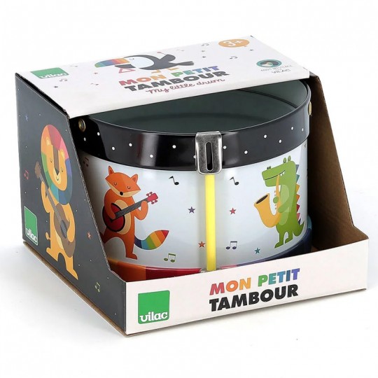 Tambour en métal Arc-en-ciel Andy Westface - Vilac Vilac - 1