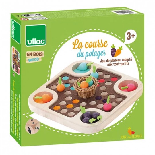 Jour de récolte : La course du potager, jeu des petits chevaux - Vilac Vilac - 2