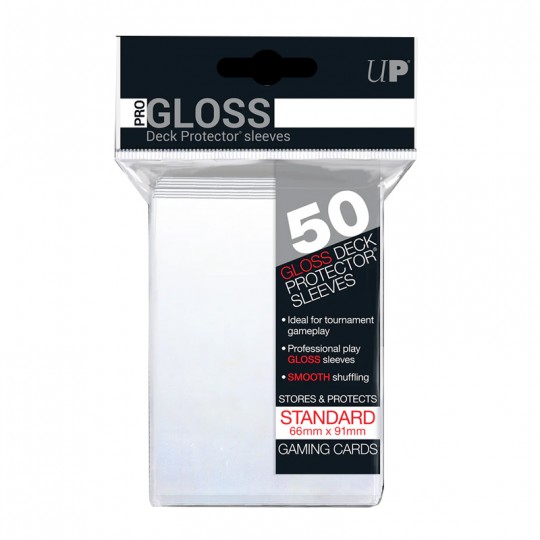 50 protège-cartes standard 66 x 91 mm - Deck Protector GLOSS Ultra.PRO - 1