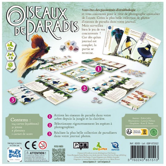 Oiseaux de Paradis Renegade Game Studio - 2