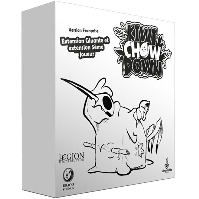Boite de Extension Gluante et 5ème joueur - Kiwi Chow down