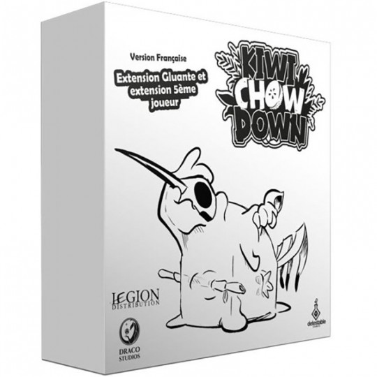 Extension Gluante et 5ème joueur - Kiwi Chow down Detestable Games - 1