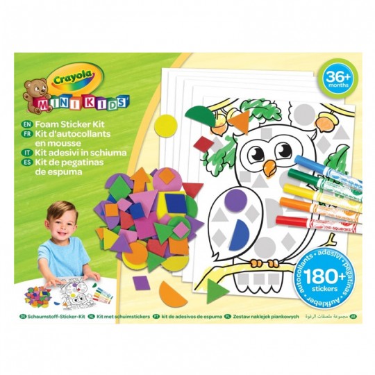 Mon 1er kit de stickers mousse - Crayola Crayola - 1