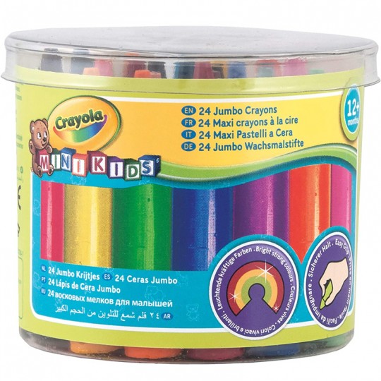 24 Maxi crayons à la cire Mini Kids - Crayola Crayola - 2