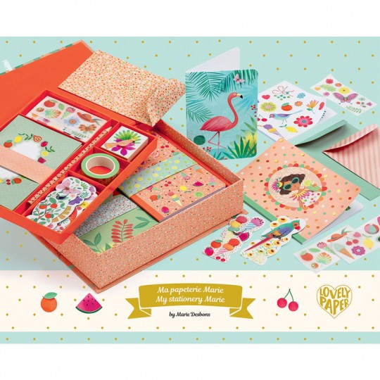 Coffret Ma papeterie Marie Lovely Paper - Djeco Djeco - 3