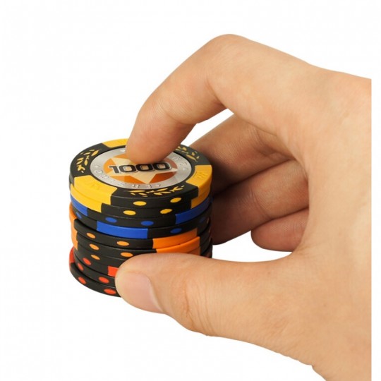 Jetons Poker Crown 5 14gr - Rouleau de 20 Jetons ARGILE Loisirs Nouveaux - 2