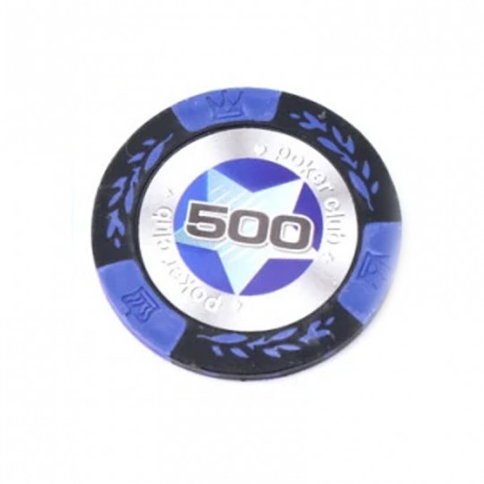 Jetons Poker Crown 500 14gr - Rouleau de 20 Jetons ARGILE Loisirs Nouveaux - 1
