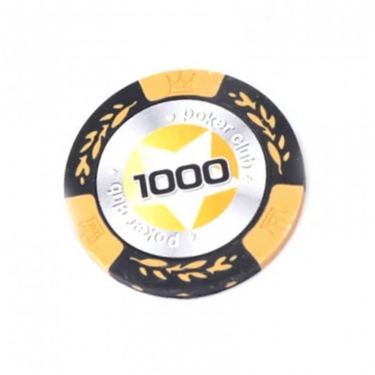 Jetons Poker Crown 1000 14gr - Rouleau de 20 Jetons ARGILE Loisirs Nouveaux - 1