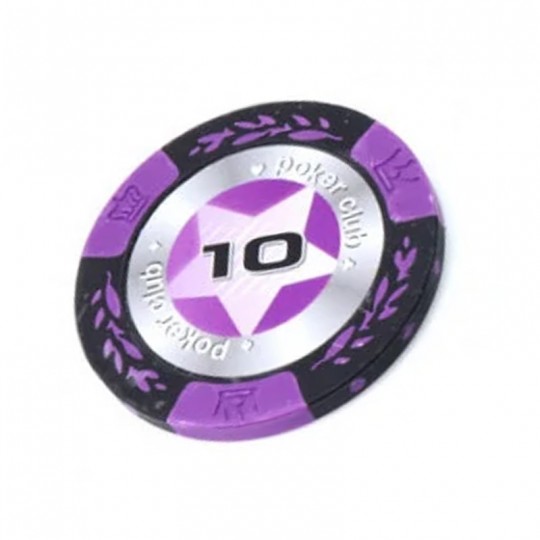 Jetons Poker Crown 10 14gr - Rouleau de 20 Jetons ARGILE Loisirs Nouveaux - 1