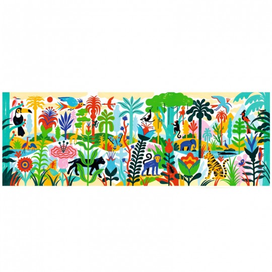 Puzzle Gallery Jungle 100 pcs - Djeco Djeco - 2