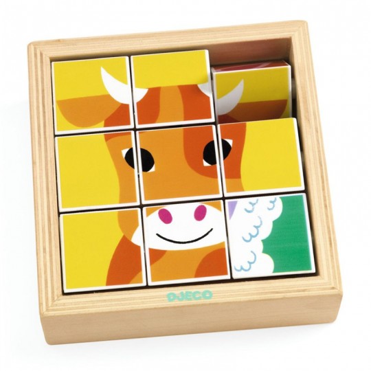 Puzzle Cube 9 pcs Animoroll - Djeco Djeco - 1