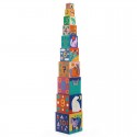 Empilable carré Animaux Sauvages - Djeco Djeco - 3 Empilable carré Animaux Sauvages - Djeco Djeco - 3