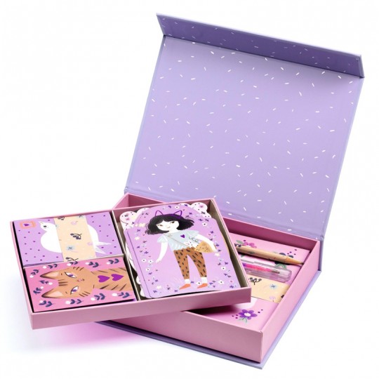 Lovely Paper Coffret de correspondance Lucille - Djeco Djeco - 1