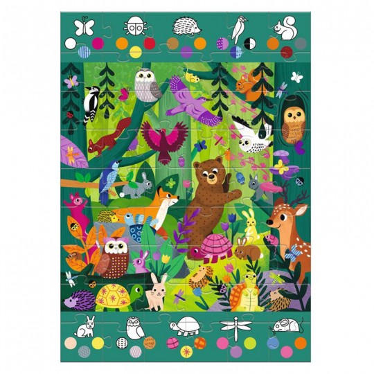 Puzzle Géant Observation Forêt 54 pcs - Djeco Djeco - 1