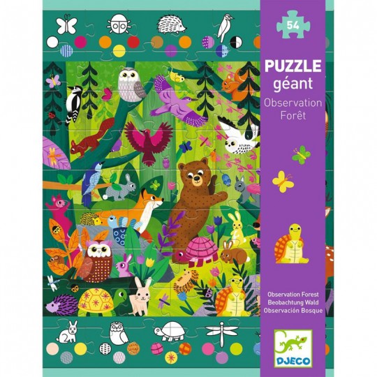 Puzzle Géant Observation Forêt 54 pcs - Djeco Djeco - 2