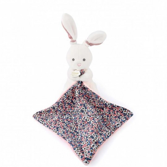 BOH'AIME Doudou LAPIN ROSE avec mouchoir - Doudou et Compagnie Doudou et compagnie - 1