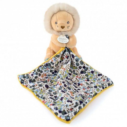 BOH'AIME Doudou LION jaune avec mouchoir - Doudou et Compagnie Doudou et compagnie - 1