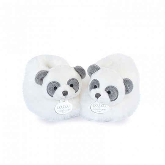 UNICEF Chaussons bébé en peluche Panda 0-6 mois - Doudou et Compagnie Doudou et compagnie - 1