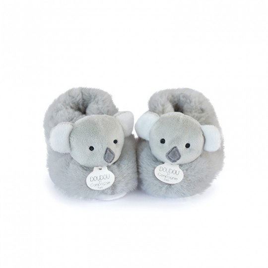 UNICEF Chaussons bébé en peluche Koala 0-6 mois - Doudou et Compagnie Doudou et compagnie - 1