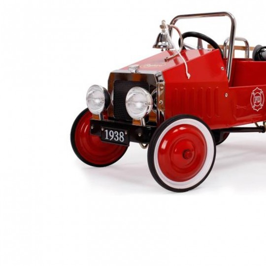 Voiture de pompiers à pédales Rétro Goki - 5