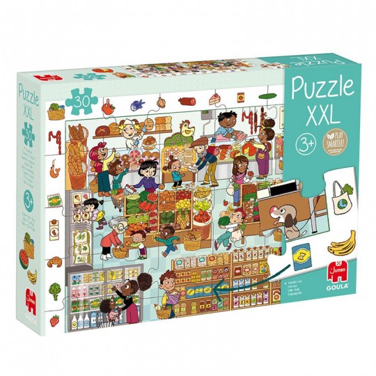 Puzzle XXL 30 pcs Discover Market - Goula Goula - 2