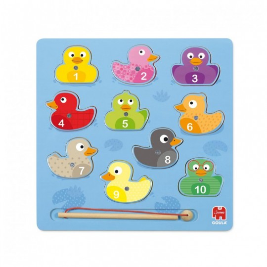 Puzzle magnetique Canards 10 pcs - Goula Goula - 1