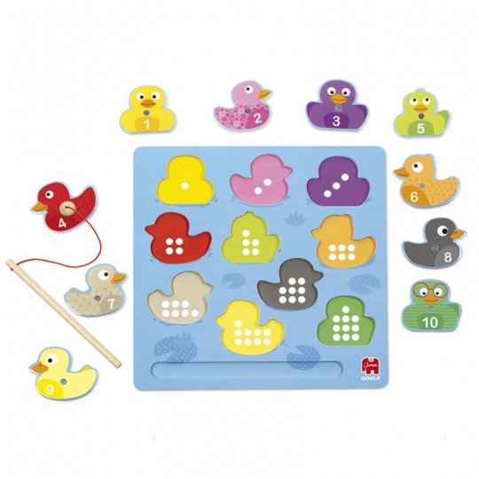 Puzzle magnetique Canards 10 pcs - Goula Goula - 2