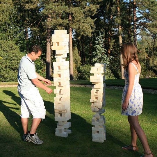 Jenga géant 2m Hardwood - UberGames Uber Games - 4