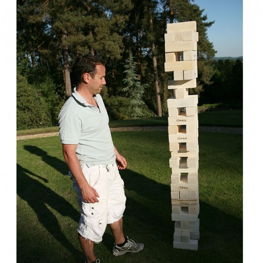 Jenga géant 2m Hardwood - UberGames Uber Games - 2