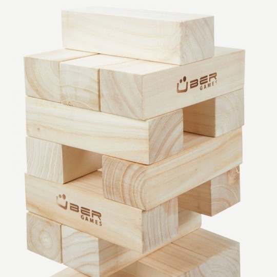 Jenga géant 2m Hardwood - UberGames Uber Games - 6