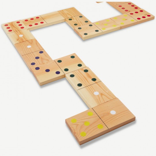 Dominos Géants 25cm - Caisse en bois Uber Games - 3