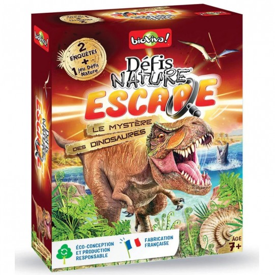 Défis Nature Escape Le mystère des dinosaures Bioviva Editions - 1