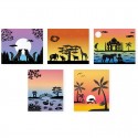 Coffret Créatif Peinture Sunset Lover - Janod Janod - 1 Coffret Créatif Peinture Sunset Lover - Janod Janod - 1
