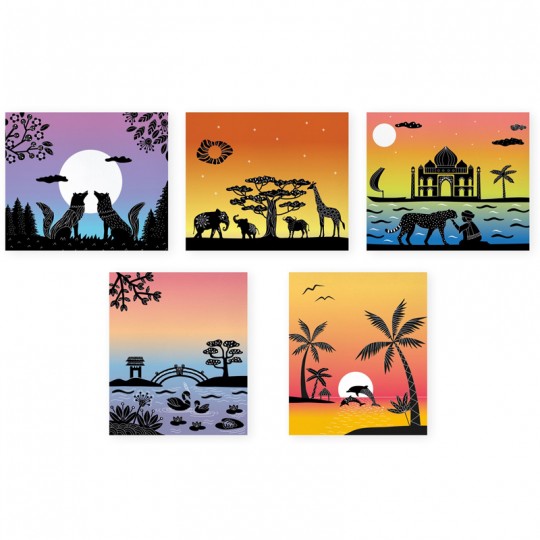 Coffret Créatif Peinture Sunset Lover - Janod Janod - 7
