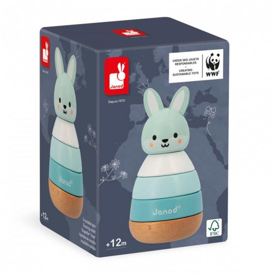 Empilable lapin WWF - Janod Janod - 2