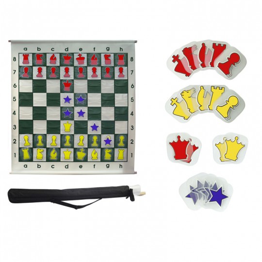 Jeu d'échecs magnétique mural XXl 100x100 cm Euro Schach international - 3