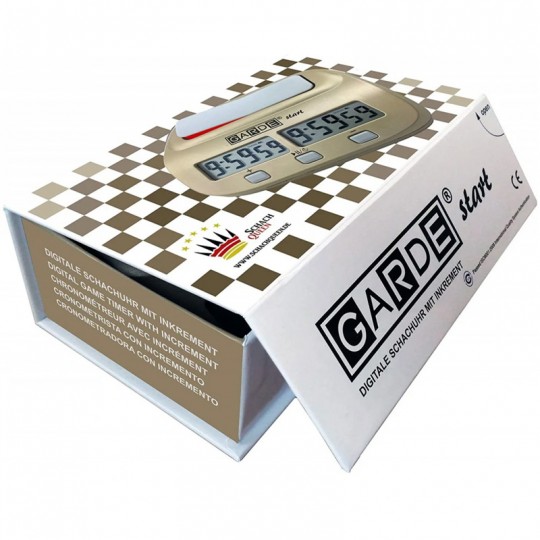 Pendule échecs numérique - GARDE Start timer Euro Schach international - 2