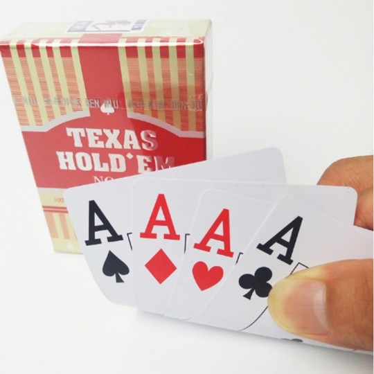 Jeu 54 cartes Poker - 100% Plastique Loisirs Nouveaux - 3