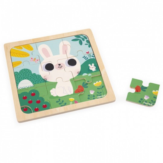 Puzzle Lapin blanc 9 pcs - Janod Janod - 2