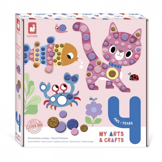 Gommettes rondes 4 ans : My Arts & Crafts - Janod Janod - 1