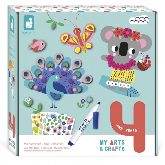 Coffret Multi-activités 9 créations 4 ans : My Arts & Crafts - Janod Janod - 2