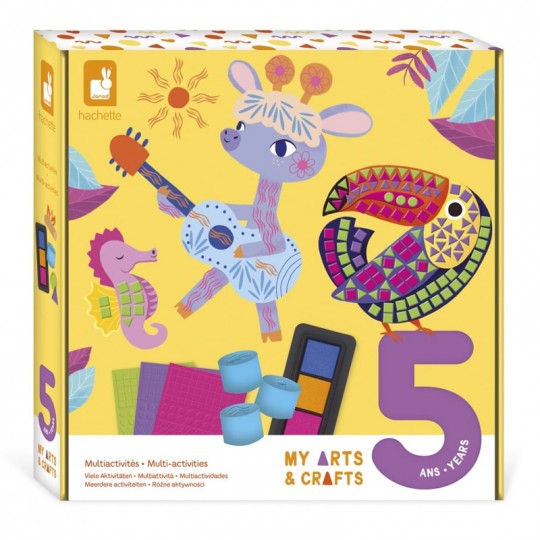 Coffret Multi-activités 8 tableaux 5 ans : My Arts & Crafts - Janod Janod - 1