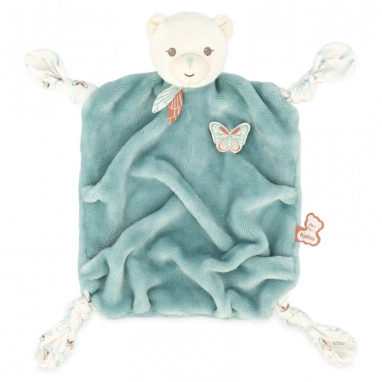 Doudou Ours Vert Plume - Kaloo kaloo - 1