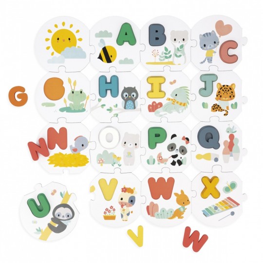 Puzzle 28 pcs Mon premier alphabet Pure - Janod Janod - 3