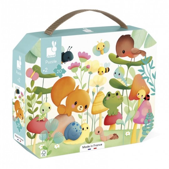 Puzzle les compagnons du jardin 20 pcs - Janod - Boutique BCD JEUX