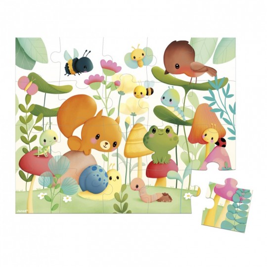 Puzzle en bois 96 pièces découverte de la nature jeu enfant